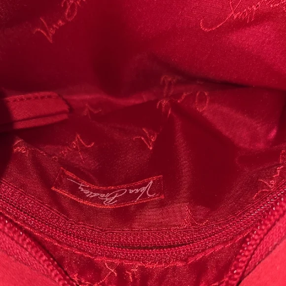 Vera Bradley Red Quilted Shoulder Bag - Picture 8 of 8